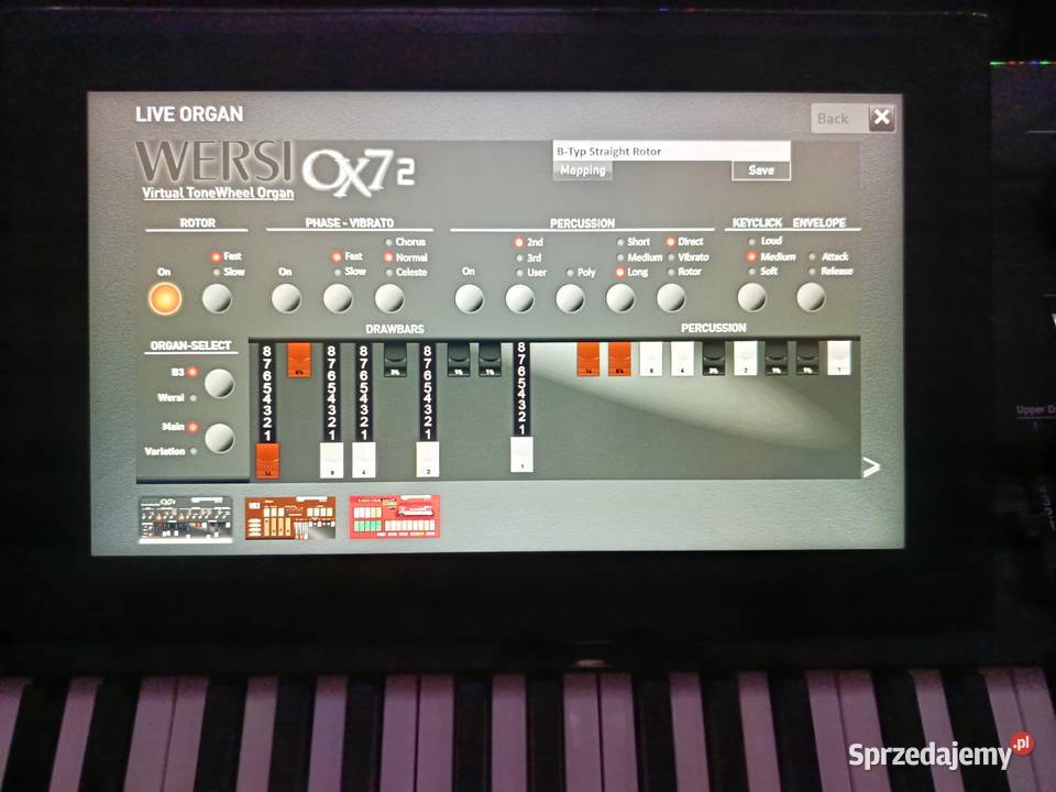wersi Sonic OAX1 organy keyboard Wersi Sonic