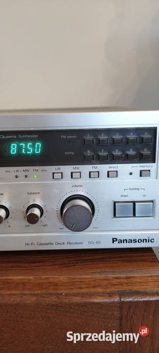Amplituner z deckiem Panasonic SG65 Sochocin