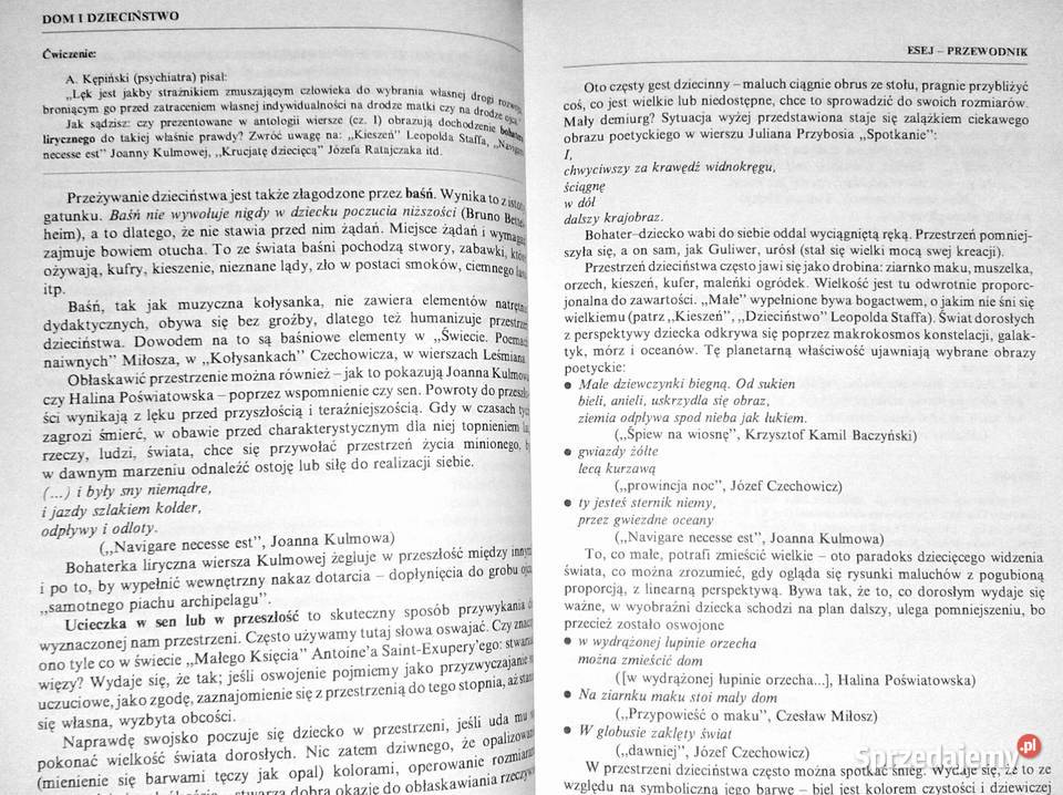 Szkolny przewodnik poezji XX w Antologie eseje Rok wydania 1998 Pozostałe Chełm