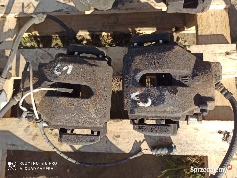 bmw e39 przod tył jarzma zaciski benzyna m52 m54 Układ hamulcowy Imielin