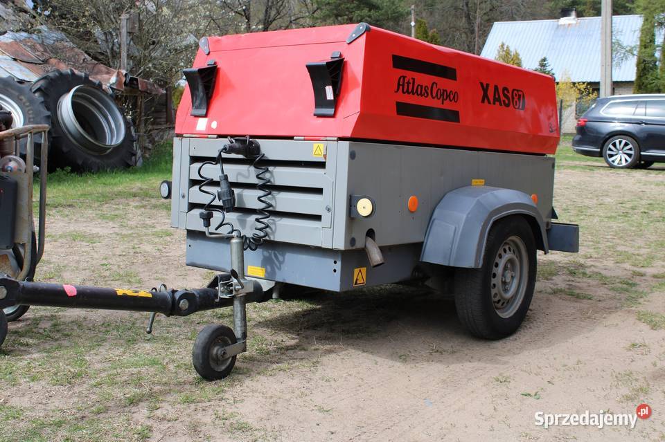 Kompresor śrubowy Sprężarka 5m3 Atlas Copco XAS sprzedam