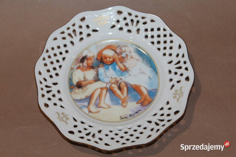 Ażurowy talerzyk Jenny Nystrom 4 Szczecin