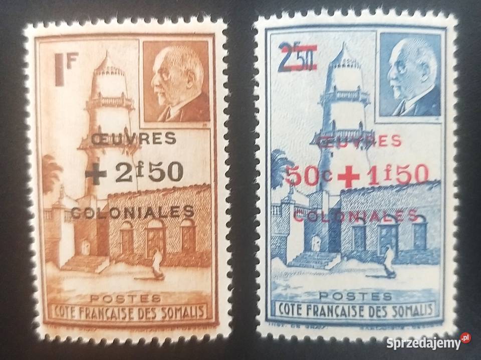 Znaczek Somalia Meczet w Dżibuti Kolonie Bronisze sprzedam