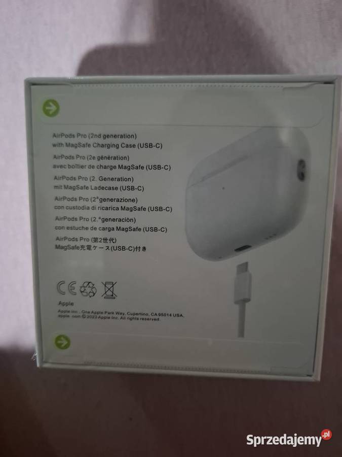 Słuchawki dokanałowe airpods pro 2 Świebodzin