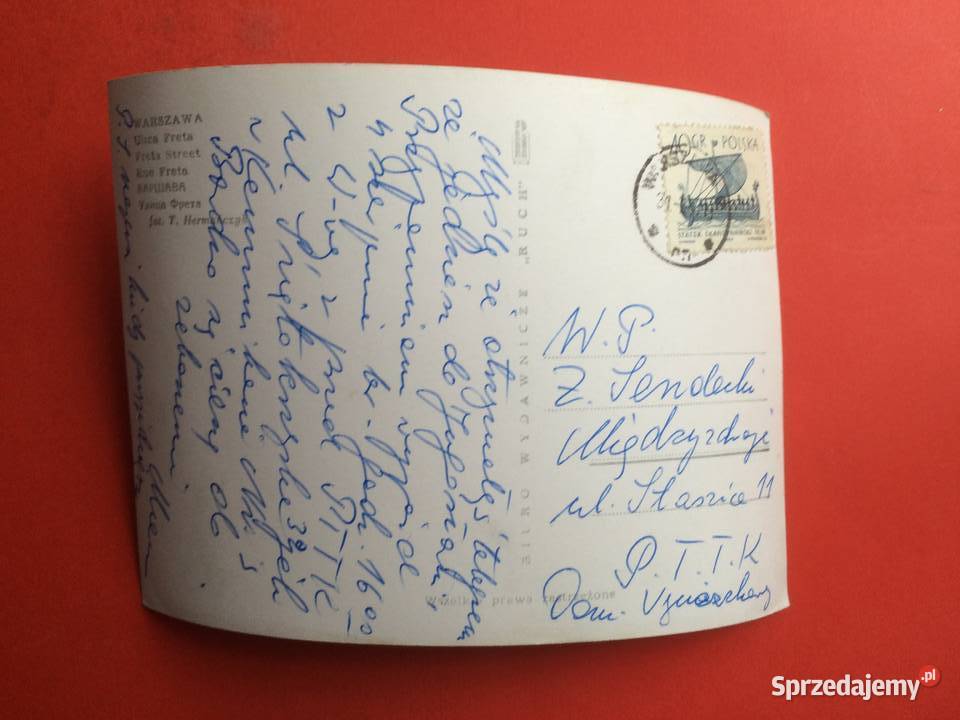 2296 Widokówka Warszawa zachodniopomorskie Szczecin