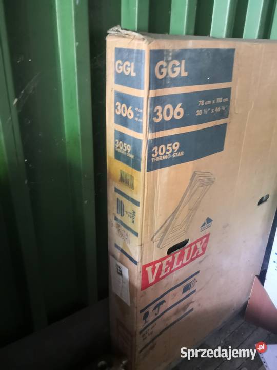 okno dachowe VELUX 78x118 drewniane śląskie Sosnowiec sprzedam