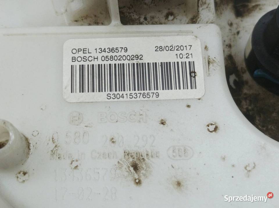 POMPA PALIWA PŁYWAK 12 B 13436579 0580200292