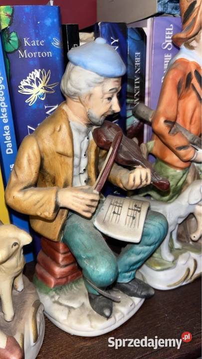 Figurka grajka skrzypce z nutami Piękna figurka Gdańsk