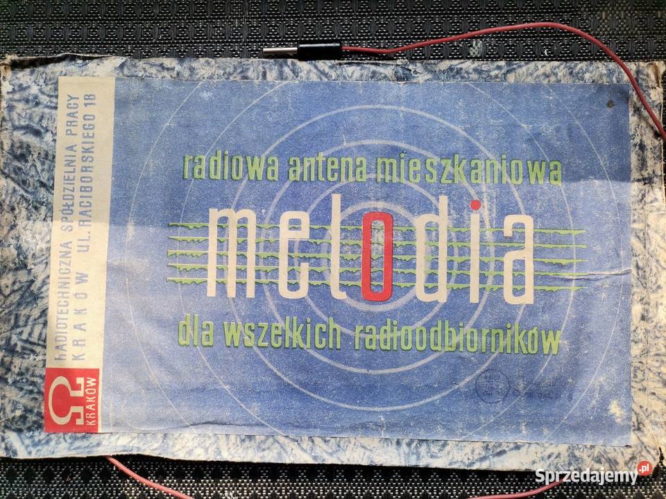 Stara kolekcjonerska antena z czasów PRL u Kraków