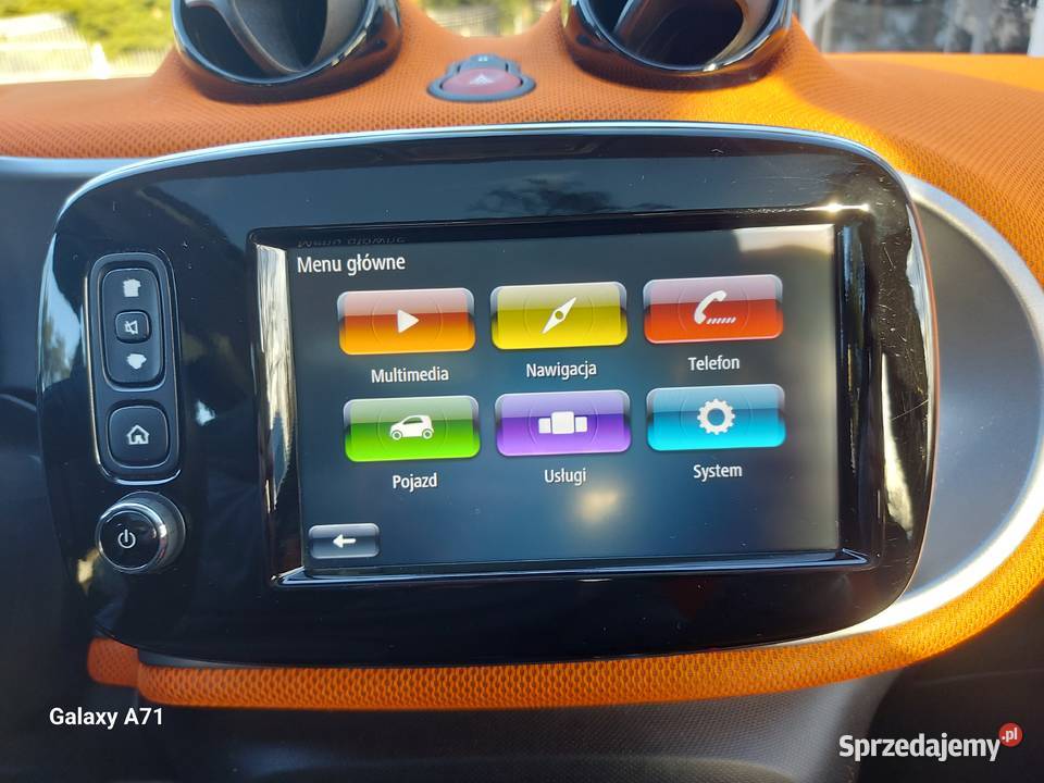 Smart Forfour EDITION 1NAVIGACJAgrzane fotelealu czujnik deszczu