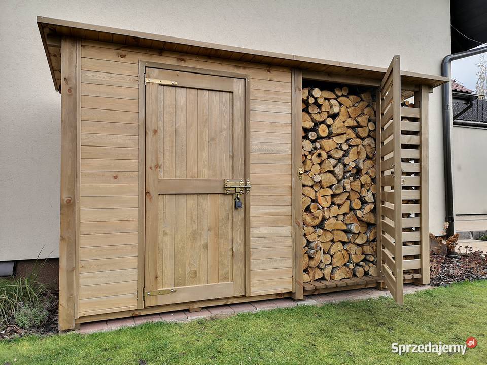Drewutnia z domkiem narzędziowym domek ogrodowy śląskie sprzedam