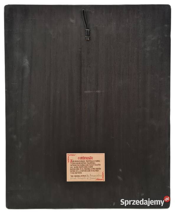 Ikona Zwiastowanie Najświętszej Marii Panny 102 Antyki, Sztuka, Kolekcje mazowieckie sprzedam