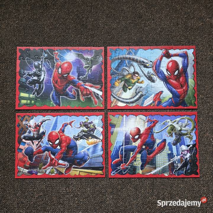 Marvel SpiderMan puzzle 4in1 Trefl Kraków sprzedam