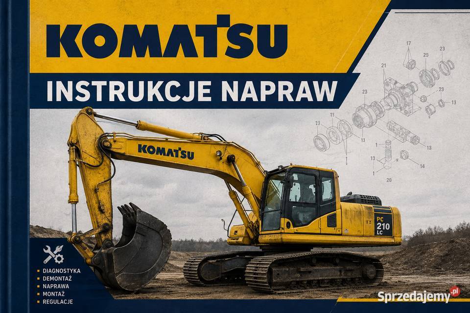Komatsu wszystkie modele instrukcja naprawy Kielce