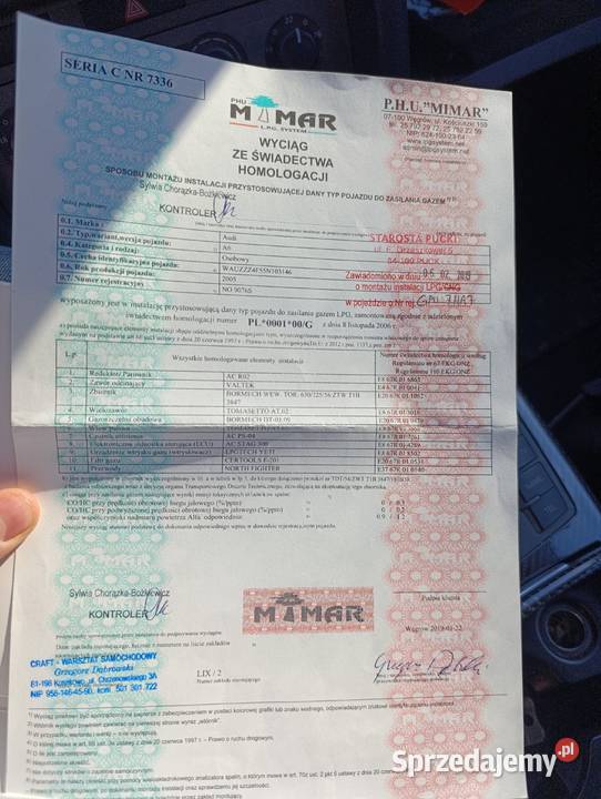 AUDI A6 C6 V6 24 177 LPG Gdańsk