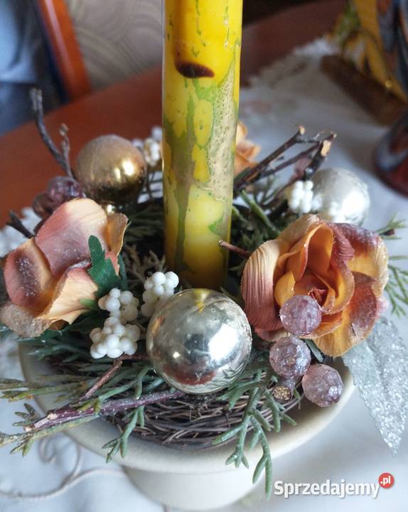 Stroik adwentowyświąteczny Boże Narodzenie Krotoszyn