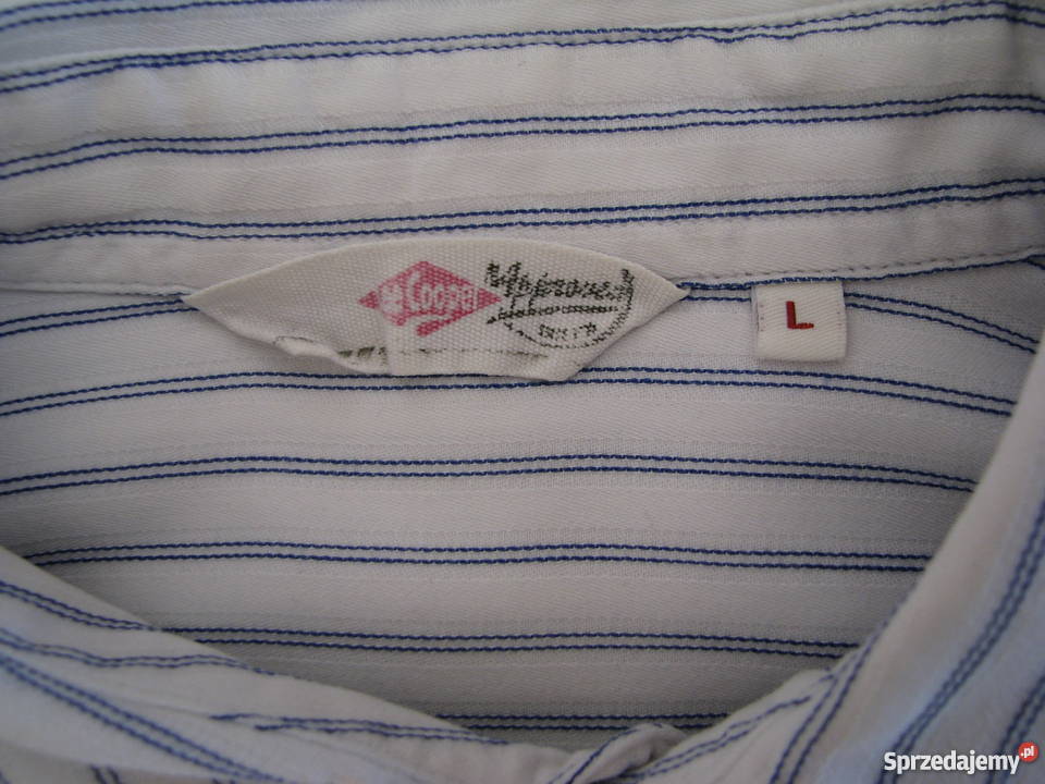 Koszula męska z długim rękawem w paseczki Lee Krapkowice