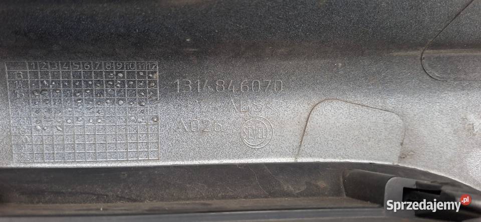 FIAT DUCATO LIFT 14 GRILL ATRAPA CHŁODNICY PAS Bieleń