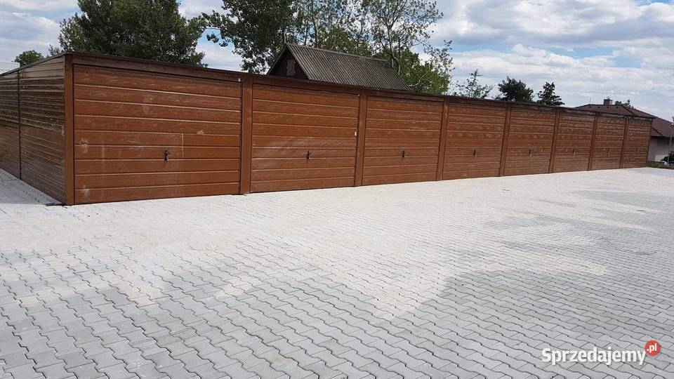 Blaszany garaż softline 246m złoty dąb jasny Sprzedaż Kraków