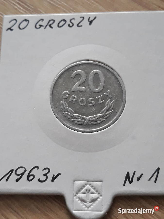 20 Groszy 1963 r 1rzadkapiękna Konin