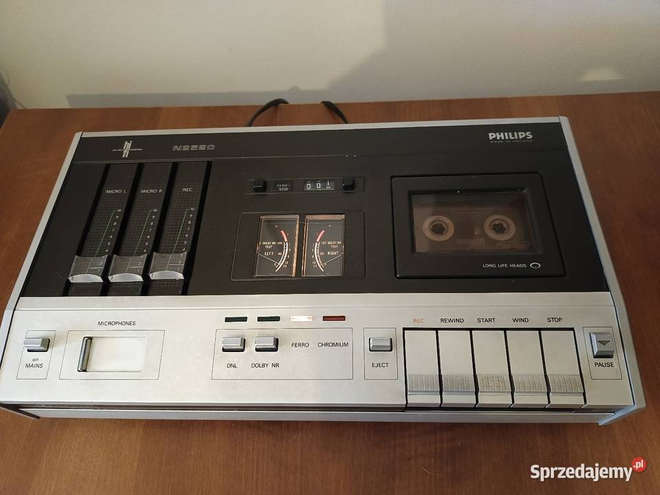 Magnetofon Vintage PHILIPS N 2520 Gdynia