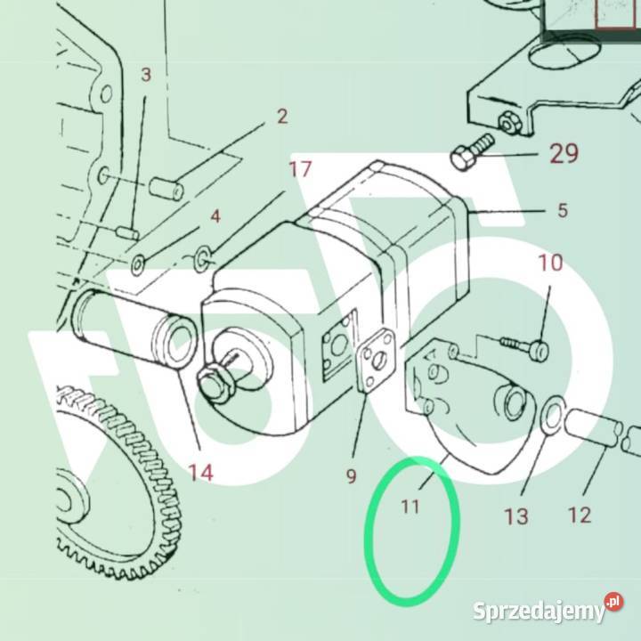 Kolektor ssący Pompa hydrauliczna 3384281M2 Wilkowo