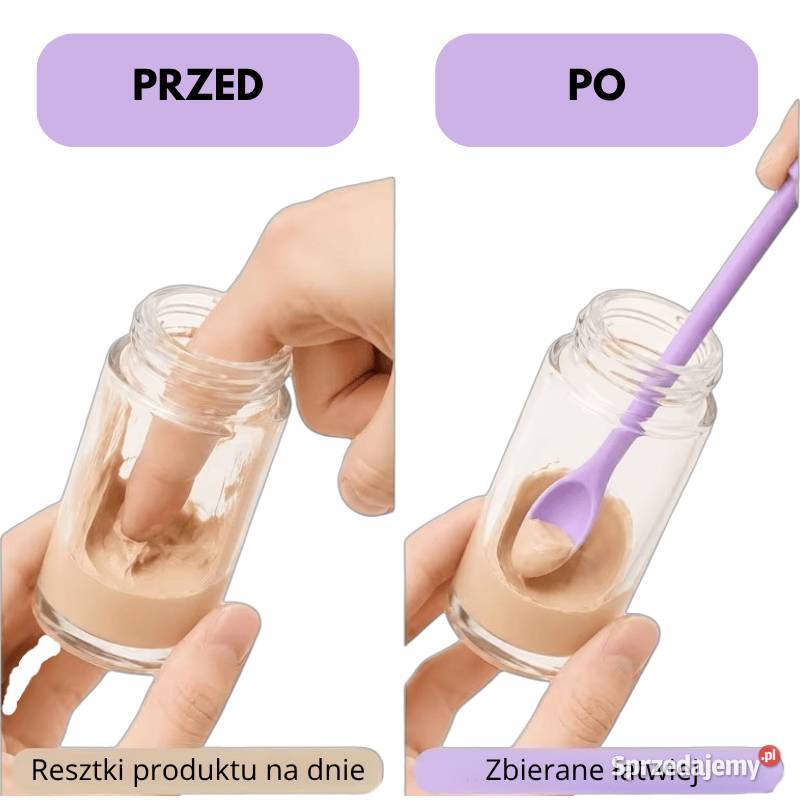 Resztki na dnie Silikonowa szpatułka W zestawie Warszawa