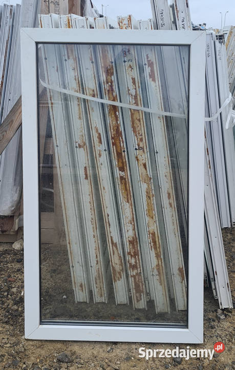 OKNA KacprzaK Witryna 72x135 FIX Używany PCV mazowieckie Siedlce