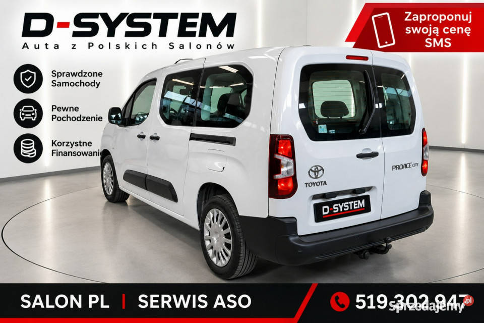Toyota Proace City Verso 23 Proace City Verso serwisowany w ASO Białystok