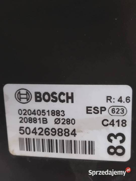 POMPA HAMULCOWA SERWO 0204051883 Iveco Daily IV Rok produkcji 2018 sprzedam