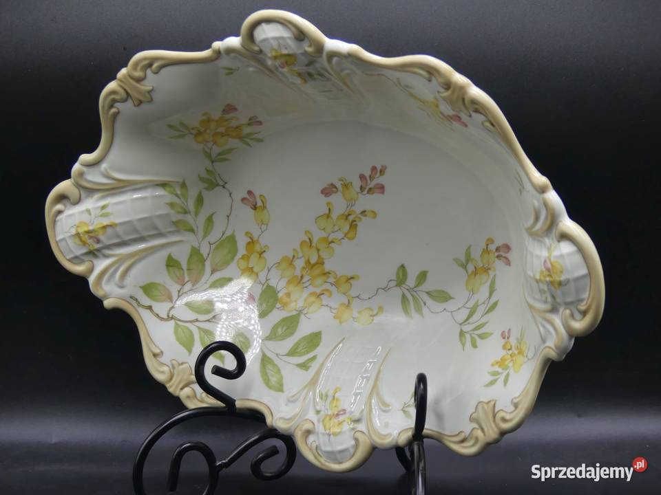 Okazała patera na nóżkach Żary Sorau 1925 39 wielkopolskie Poznań sprzedam