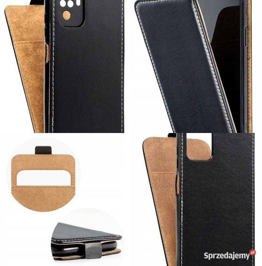 Etui Slim Flexi Fresh Pionowa Czarne do Xiaomi Sosnowiec