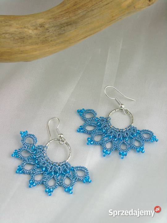 Kolczyki koronkoweróżne wzory kolory