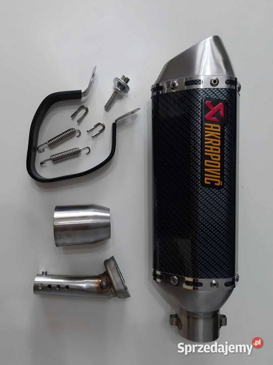 Wydech uniwersalny tłumik naklejka Akrapovic Motoryzacja Wieliczka