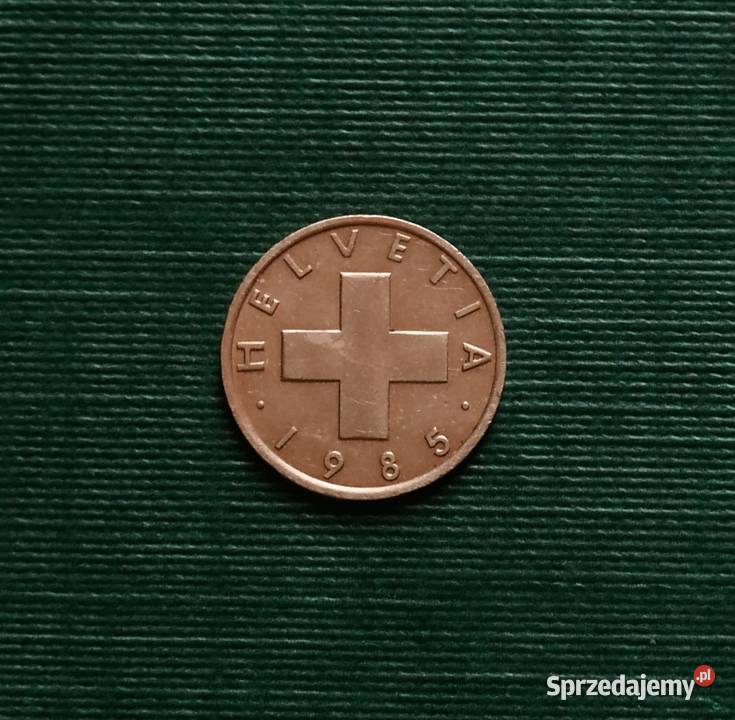 SZWAJCARIA 1 rappen 1985r Gliwice sprzedam