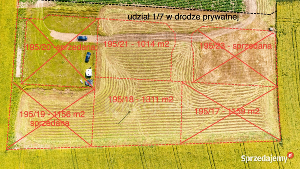 Działka 1014m2 Robakowo Królewska sprzedam