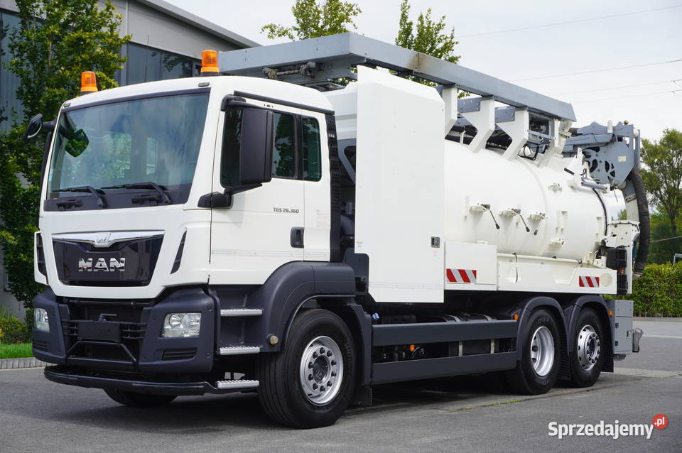 MAN TGS 26360 E6 Zabudowa WUKO Rivard 18 m3 130 bezwypadkowy Cysterny Kraków