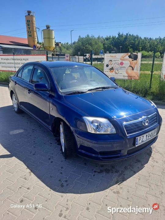 Syndyk sprzeda udział 12 samochodu Toyota 1598cm3 Avensis wielkopolskie Przebędowo