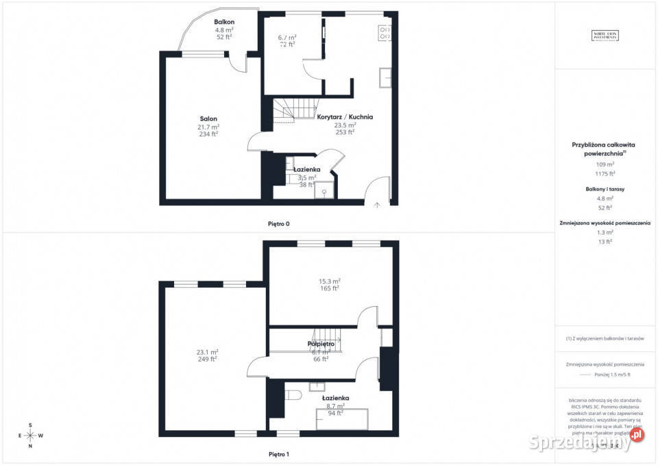 sprzedaży mieszkania 112m2 4 pokoje Piaseczno Liczba pokoi 4 mazowieckie