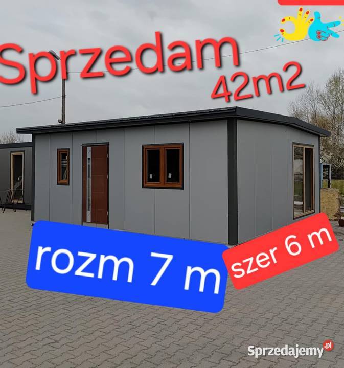 Domek 42m modułowy pir Sieradz