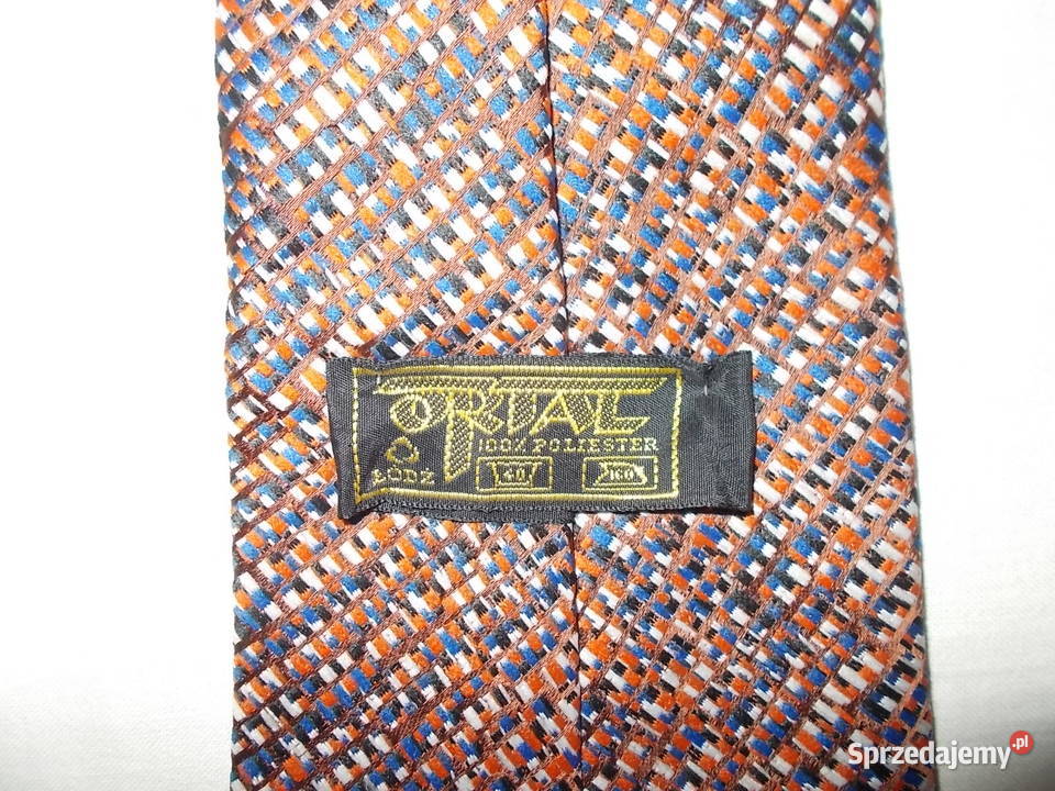 Krawat ORTAL PRL 100 poliester 20 Dla mężczyzn Moda i Styl Poznań