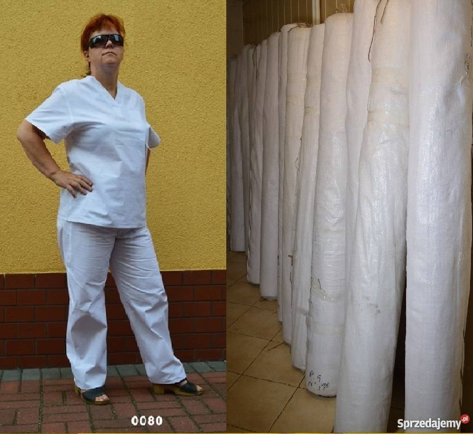 Mundurek Medyczny 50 Komplet spodniebluza mazowieckie Milanówek