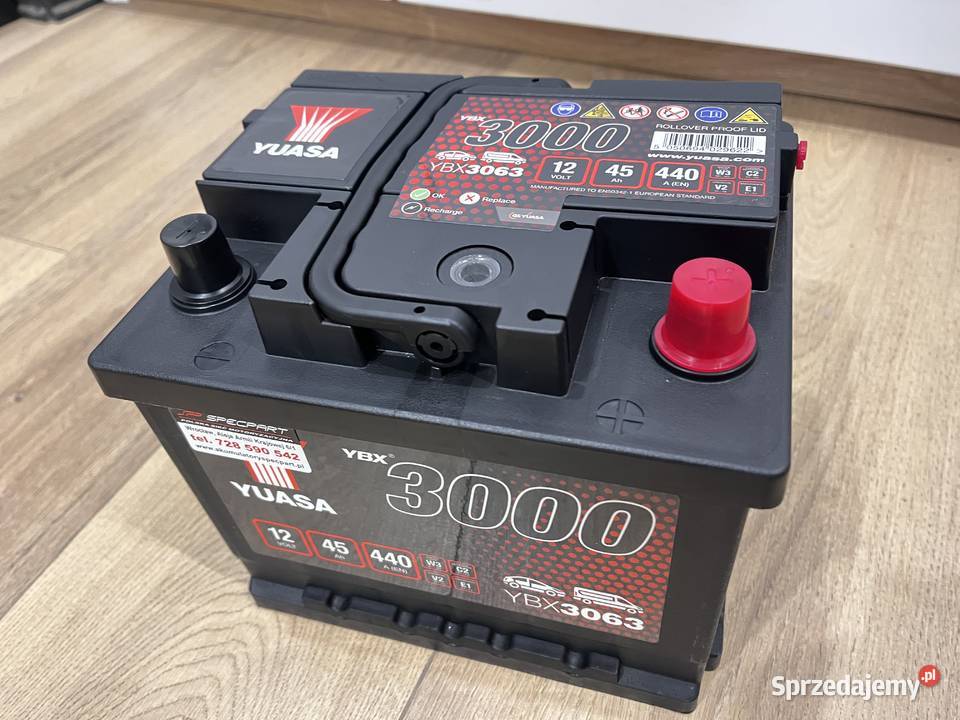 AKUMULATOR ROZRUCHOWY 12V YUASA 45AH Akumulatory Wrocław