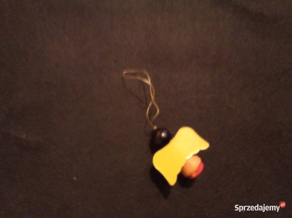 Zawieszka drewniana na choinkę aniołek żółte mazowieckie Warszawa