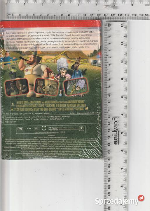 Czerwony Kapturek prawdziwa historia Kryszak DVD Pruszków