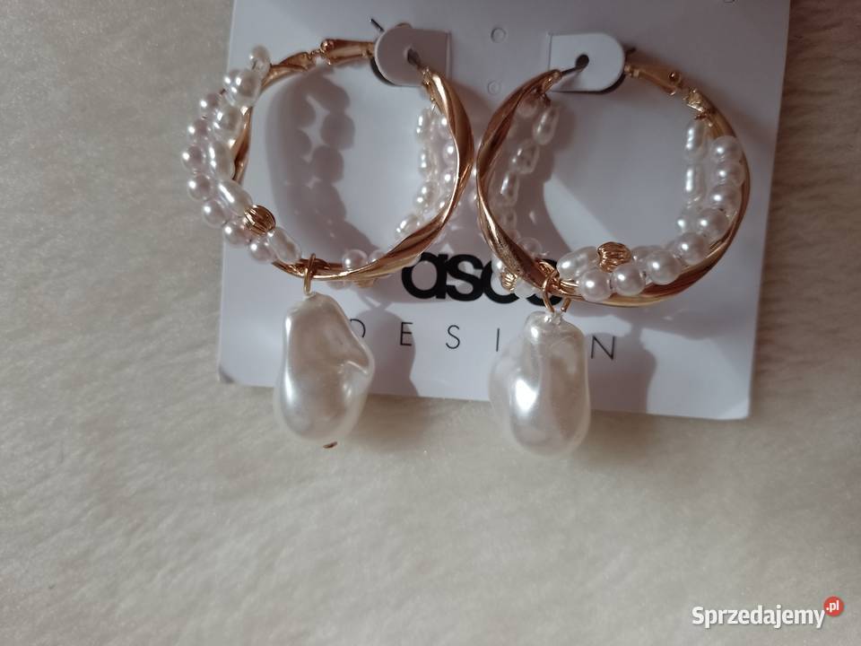 ASOS Bogato zdobione kolczyki ślubne z Londynu Dla kobiet Kraków