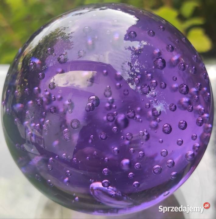 PIĘKNA SZKLANA KULA BULLICANTE
AMETYSTOWA Antyki, Sztuka, Kolekcje Pabianice sprzedam