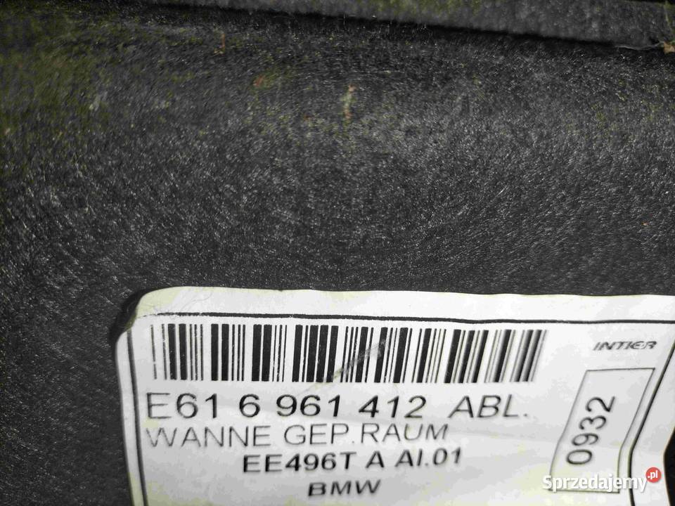 Schowek w podłoge bagażnika BMW E61 LCI PRE LCI