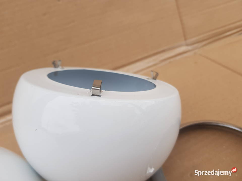 Klosz do lampy KULKA KULA metalowa BIAŁA 150mm 2 Warszawa