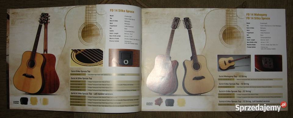 Framus Legacy Series Acoustic Guitars Catalog